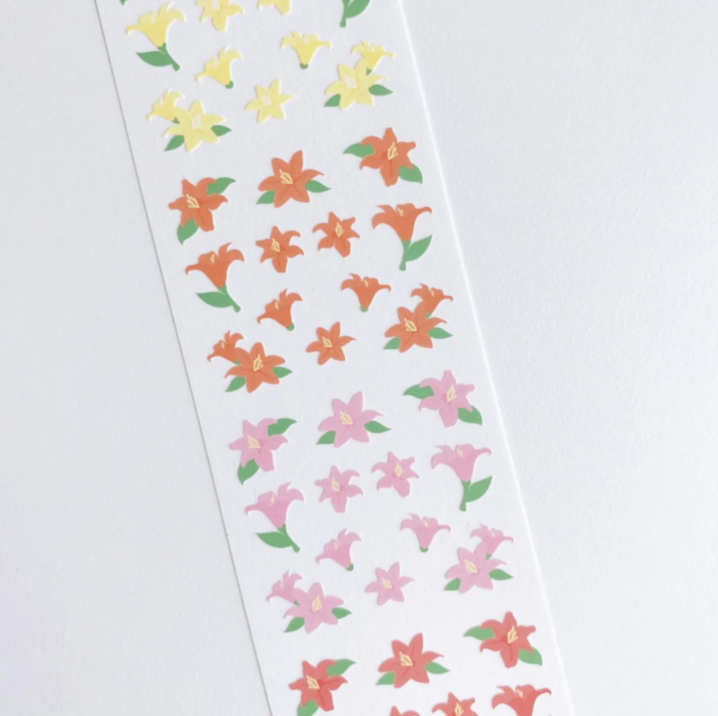 Flower Wave Slim Sticker