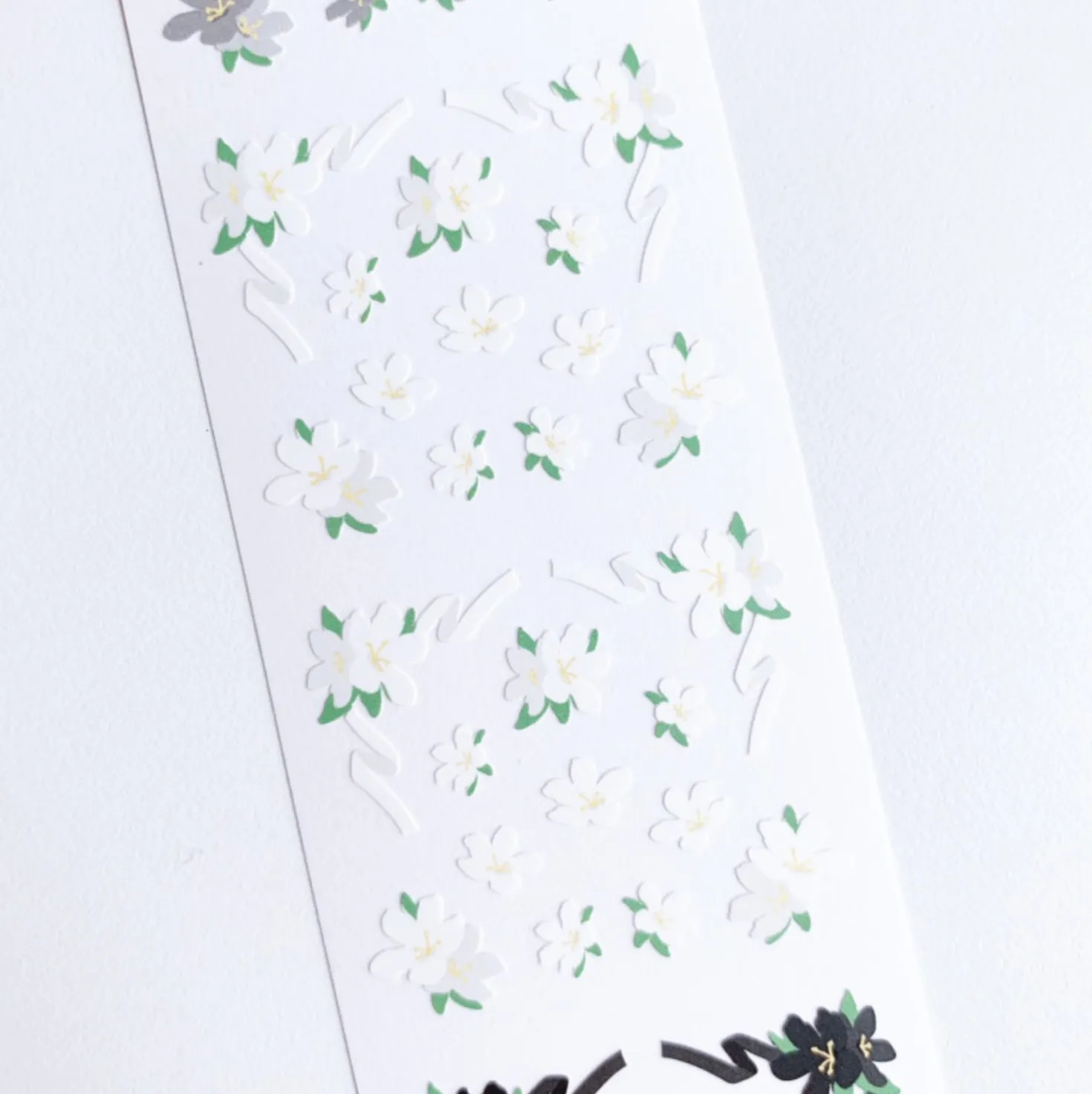 Flower Wave Slim Sticker