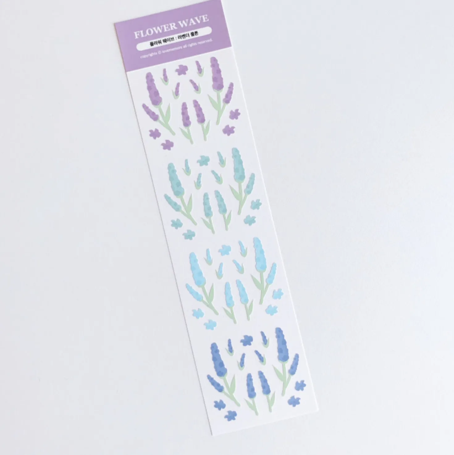 Flower Wave Slim Sticker
