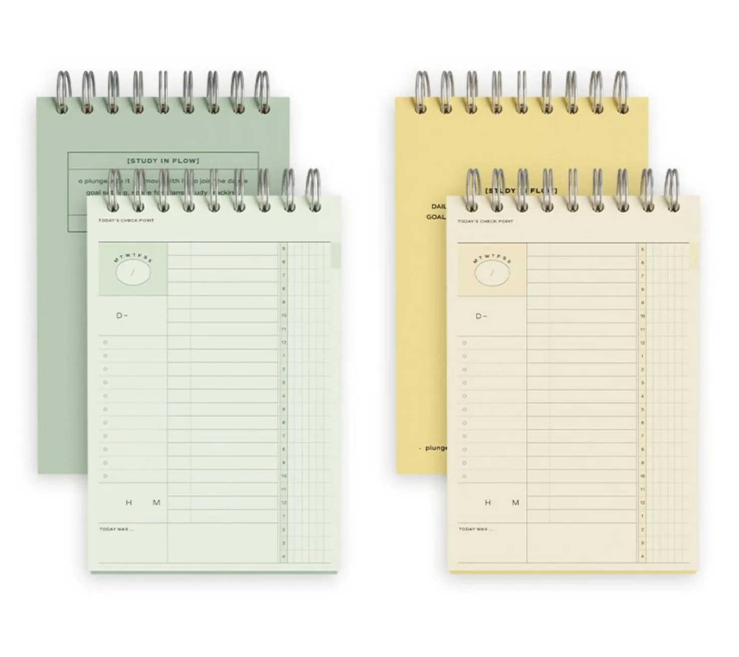 Flow Spiral Standing Study Planner