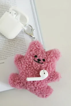 Fluffy Bear Key Ring