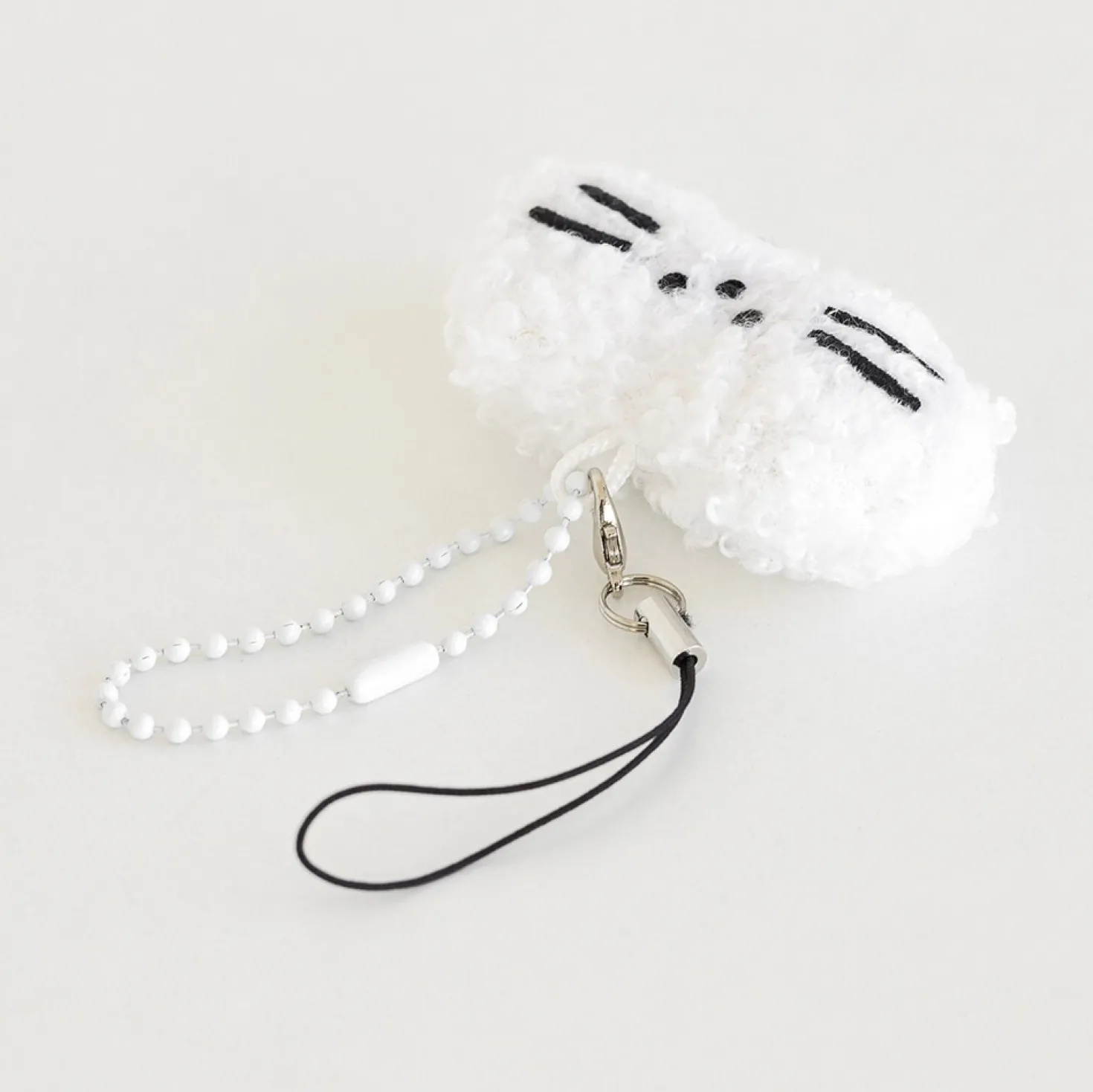 Fluffy Cat Ball Chain