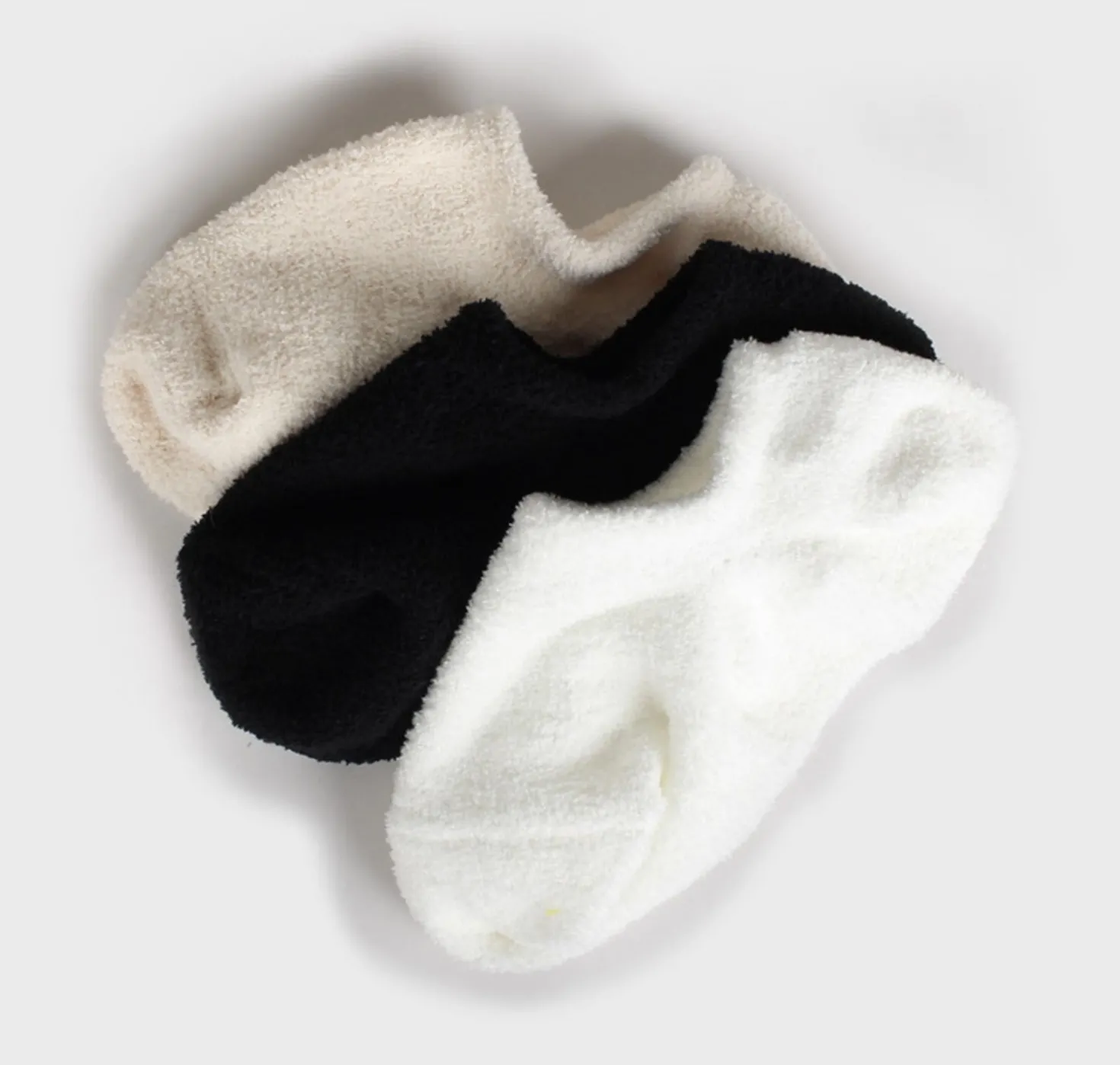 Fluffy No Show Women Socks
