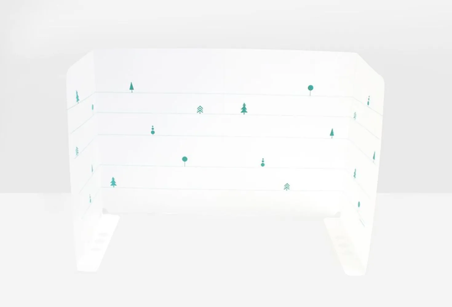 Foldable Desk Partition