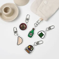 Food Acrylic Key Ring v2