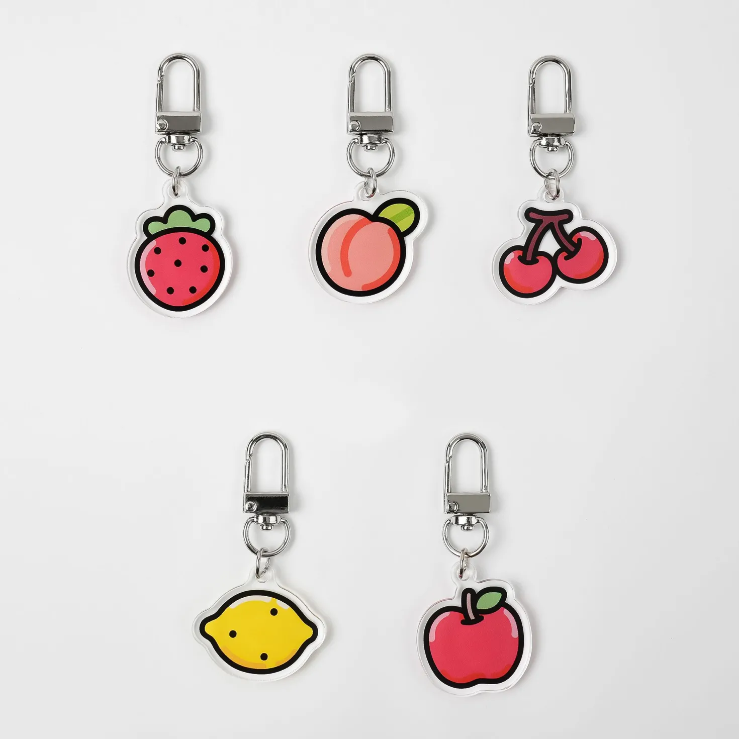 Food Acrylic Key Ring v1