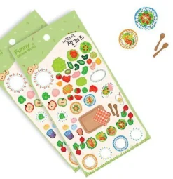 Food Puffy Deco Sticker
