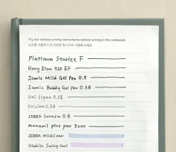 Fountain Friendly Hardcover Lined Notebook