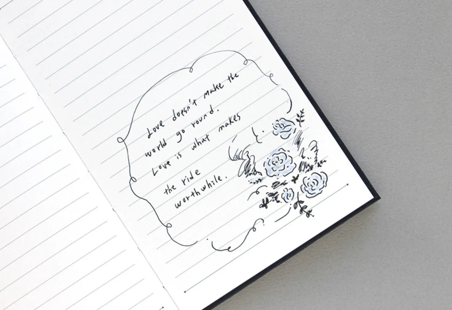 Fountain Friendly Pocket Lined Notebook