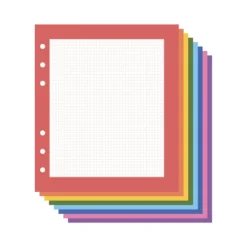Frame Grid 6 Ring A6 Wide Note Refill