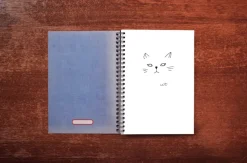 French Blue Drawing Notebook