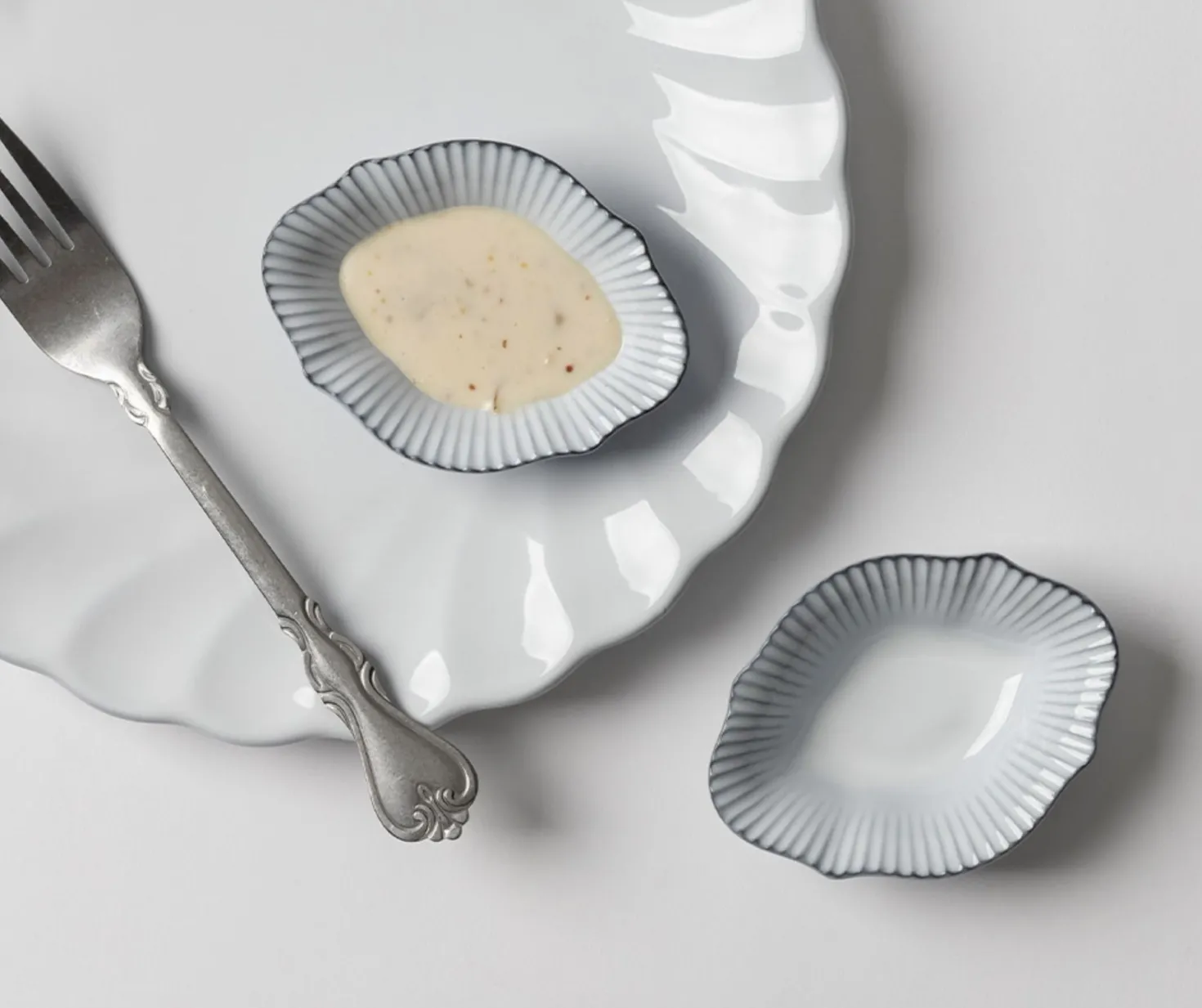 French Mood Blanc Mini Sauce Bowl