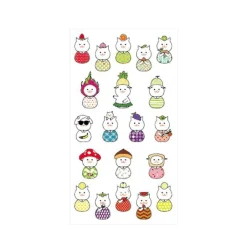 Fruit Cat Deco Sticker
