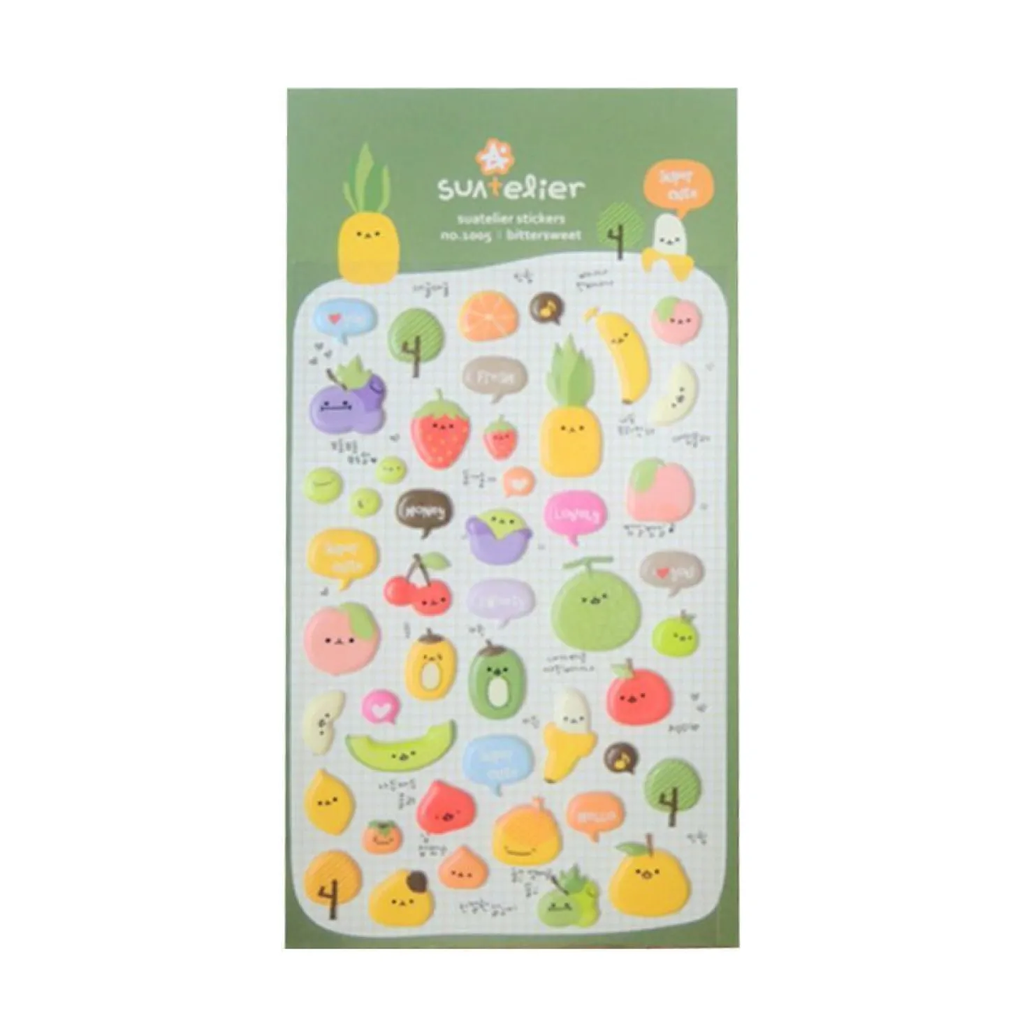 Fruit Emoji Deco Sticker