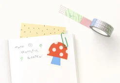 Garden Illustration Plain Notebook