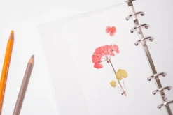 Geranium Pressed Flower Sticker