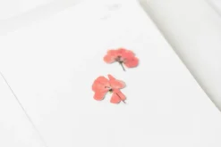Geranium Pressed Flower Sticker