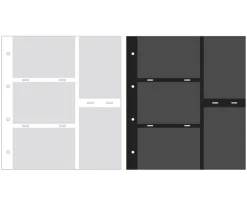 Giant Plain 4 Ring Binder Photo Album