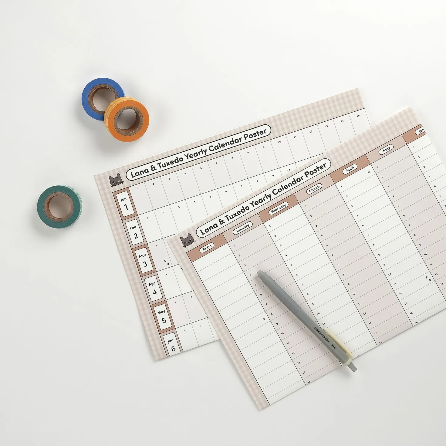Gingham Masking Tape