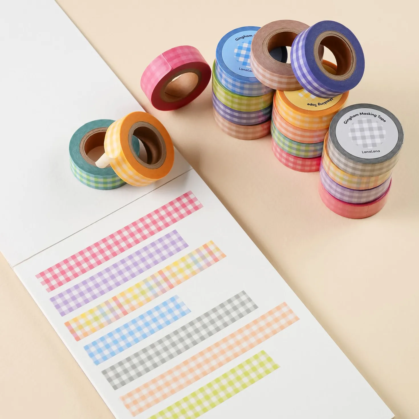 Gingham Masking Tape