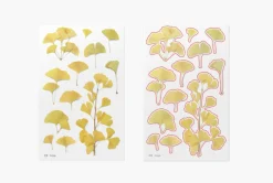 Ginkgo Pressed Flower Sticker