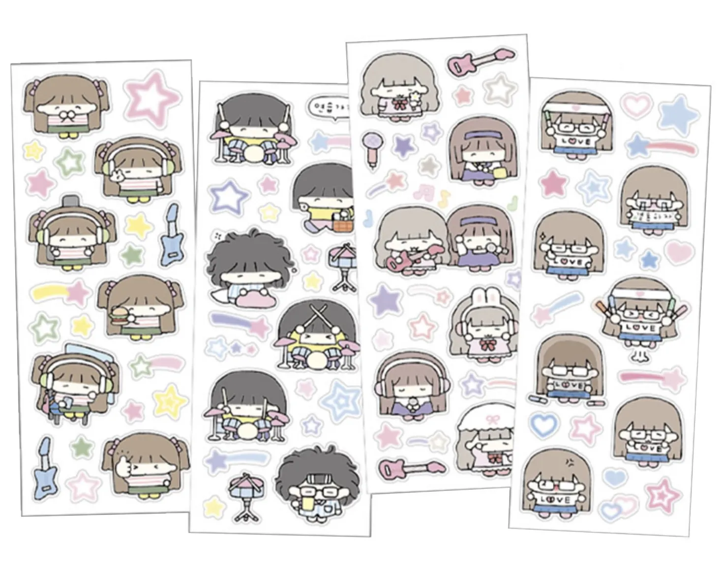 Girls Band Deco Sticker