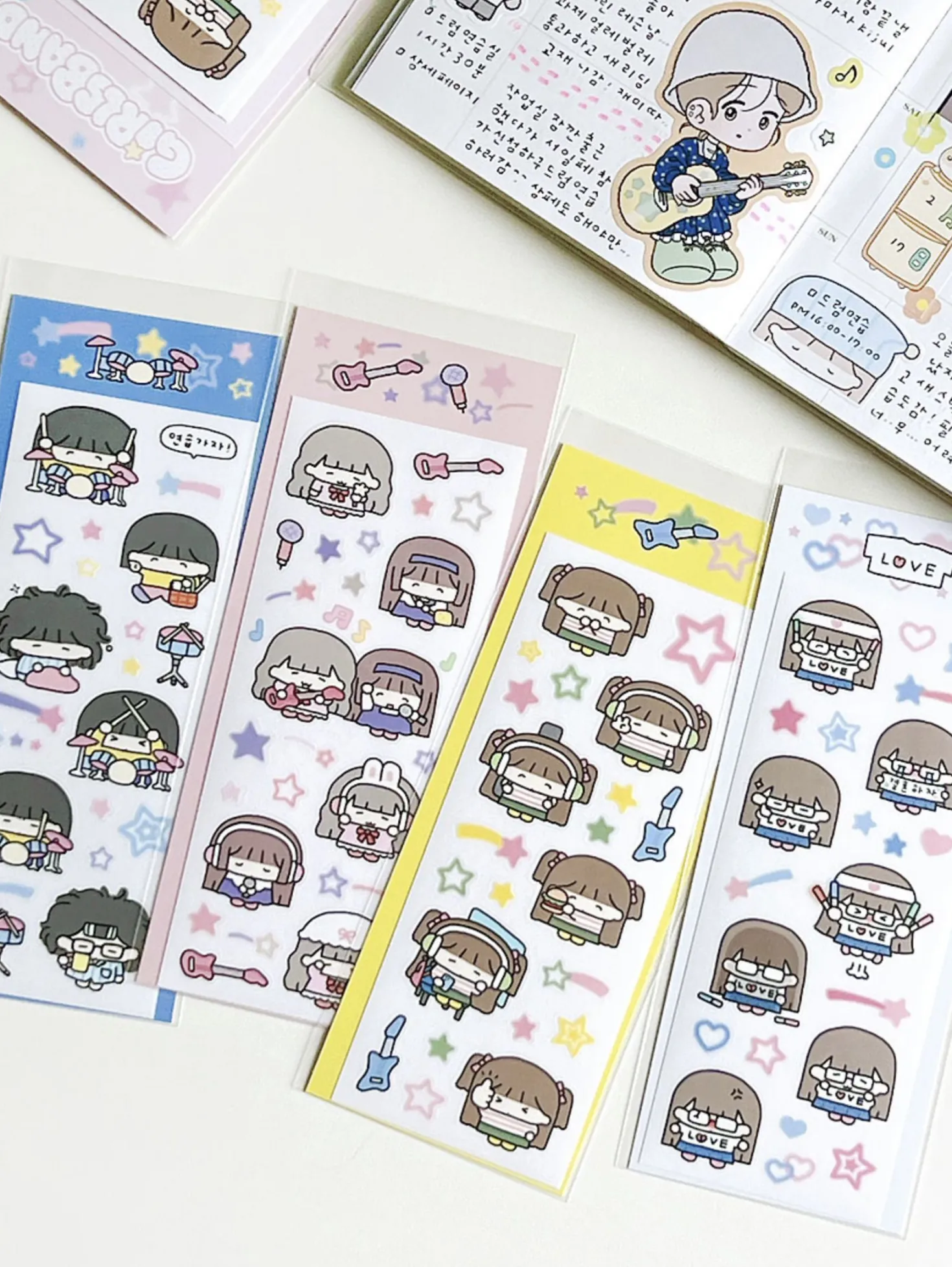 Girls Band Deco Sticker
