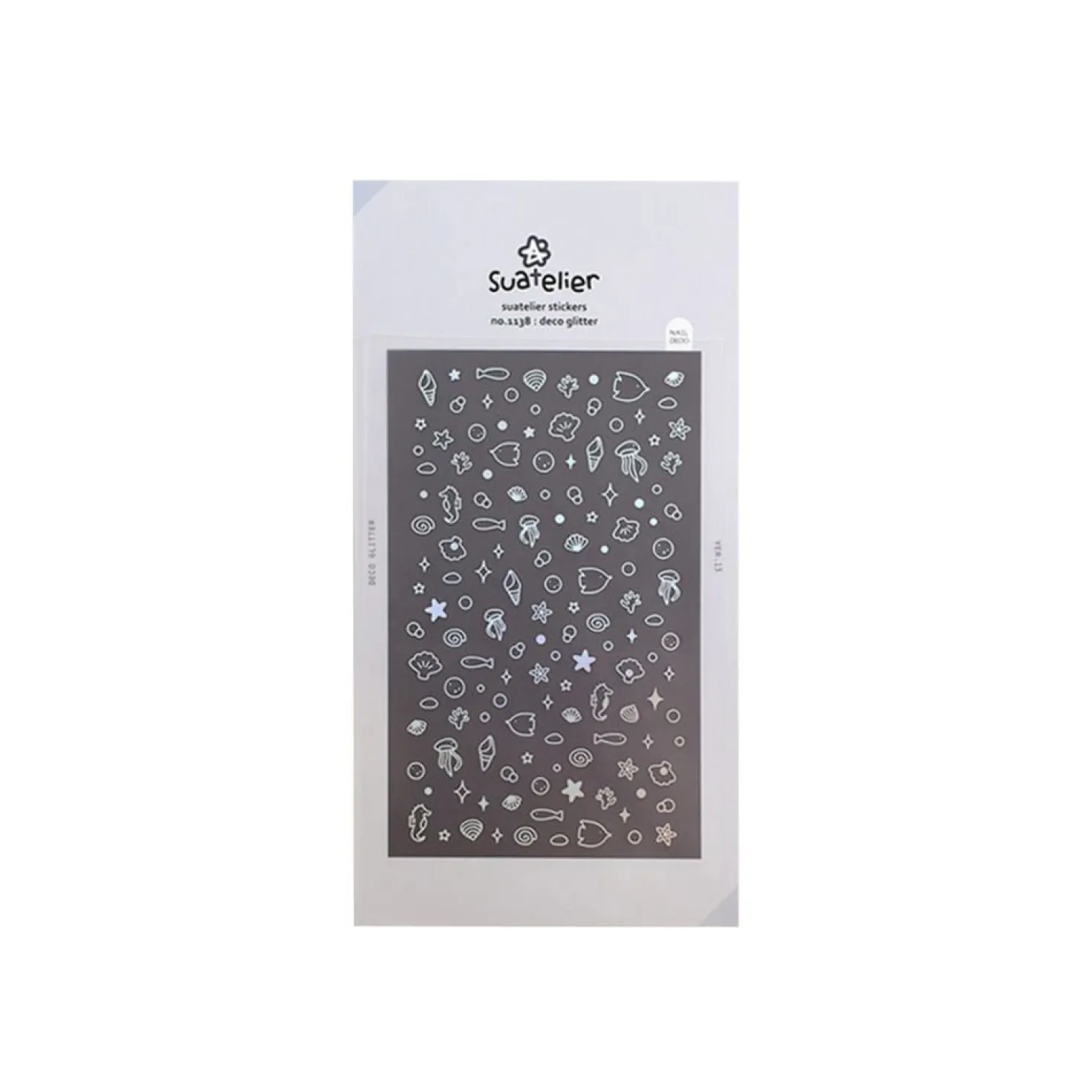 Glitter Nail Deco Sticker