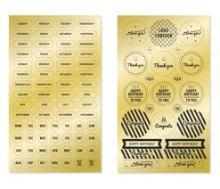 Gold Deco Sticker