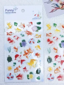 Goldfish Epoxy Sticker