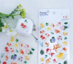 Goldfish Epoxy Sticker