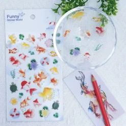 Goldfish Epoxy Sticker