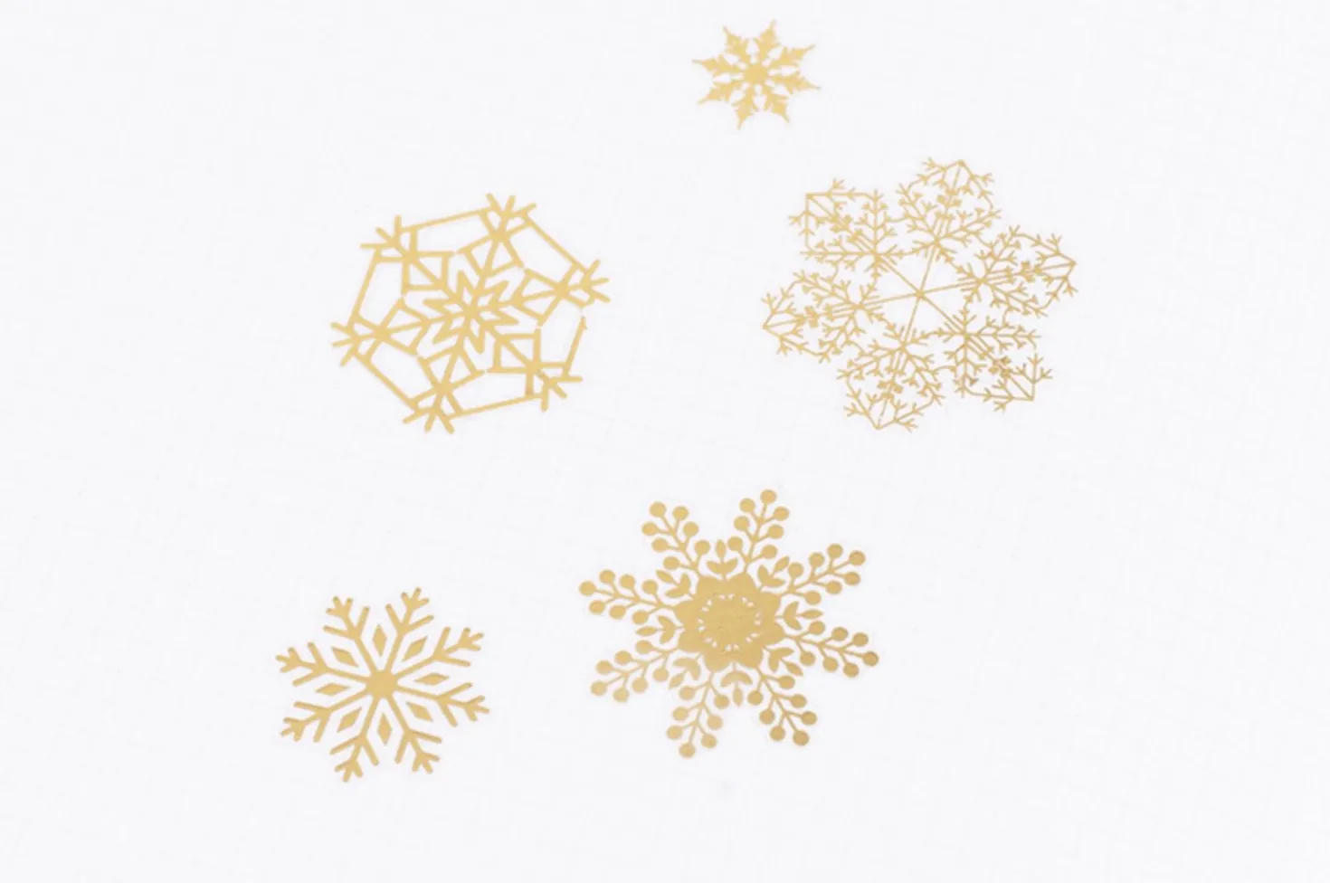 Gold Four Seasons Rub-on Sticker