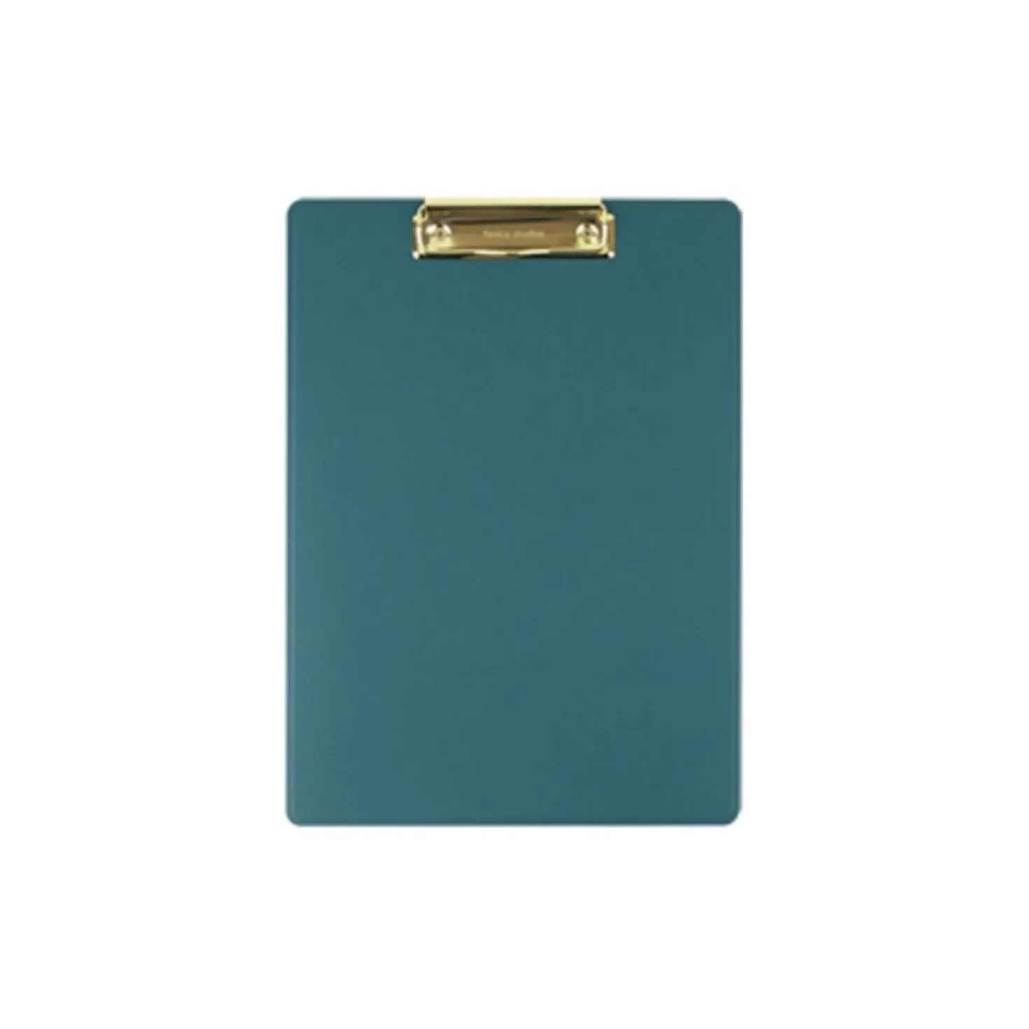 Gold Metal Vegan Leather Clipboard
