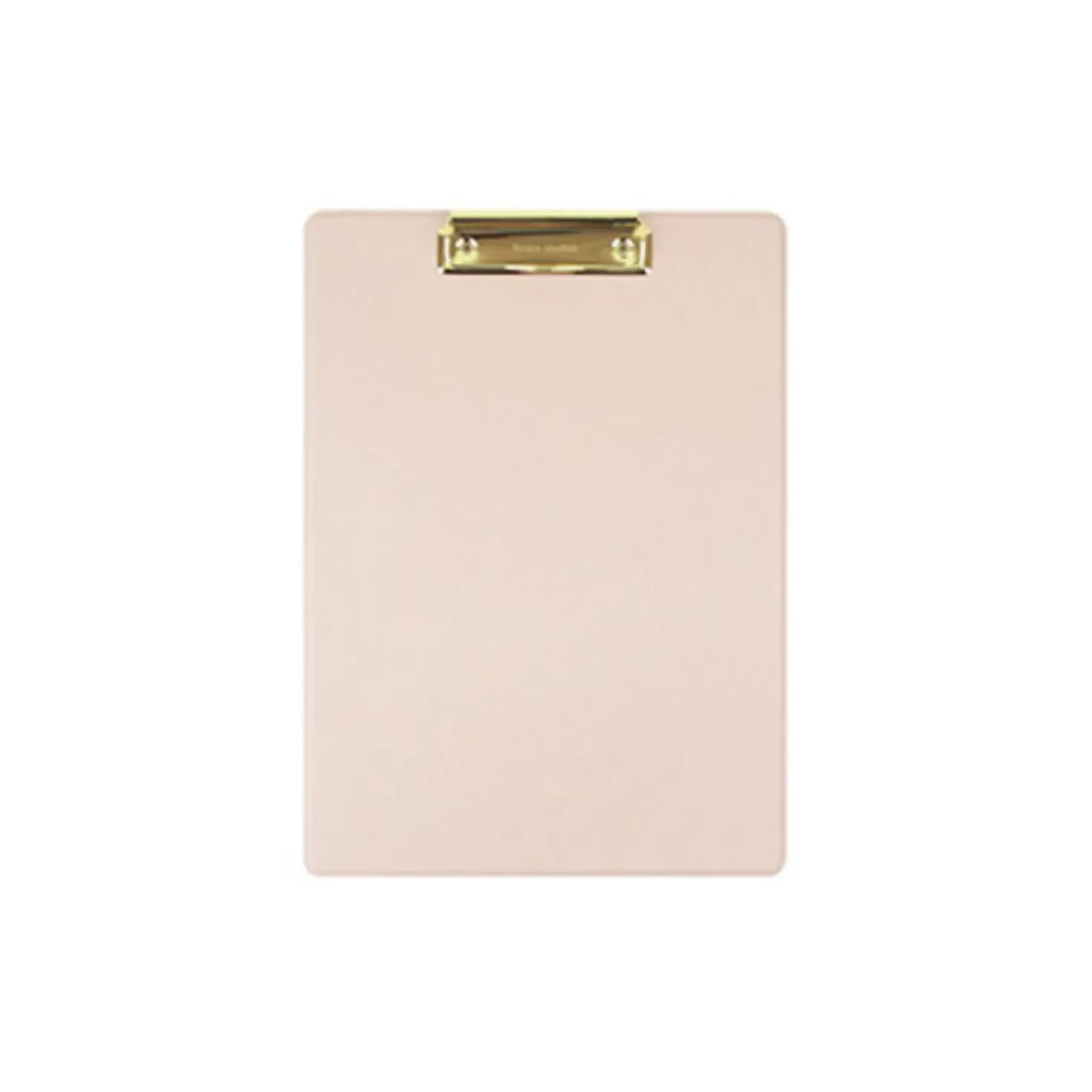 Gold Metal Vegan Leather Clipboard