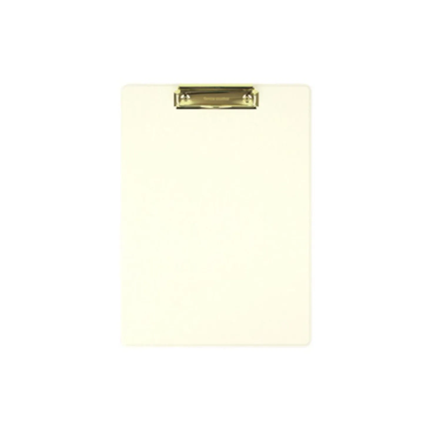 Gold Metal Vegan Leather Clipboard