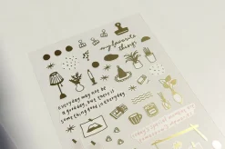 Gold Office Deco Sticker