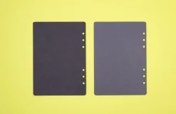 Gold 6 Ring A5 Vegan Leather Cover