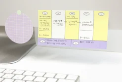 Gonjang Weekly Schedule Sticky Note