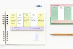 Gonjang Weekly Schedule Sticky Note