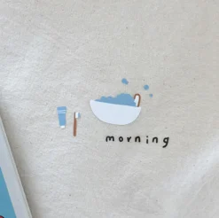 Good Morning Deco Sticker