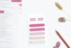 Gradient Double Point Index Sticky Note