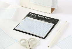 Graph Paper Tracing Sticky Note