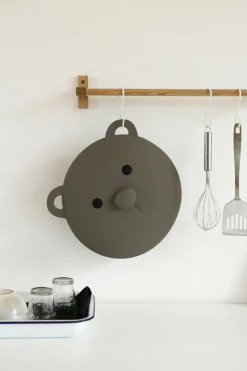 Gray Bear Silicone Pot Lid