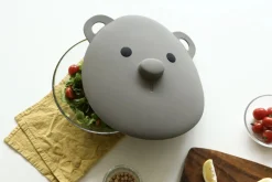 Gray Bear Silicone Pot Lid