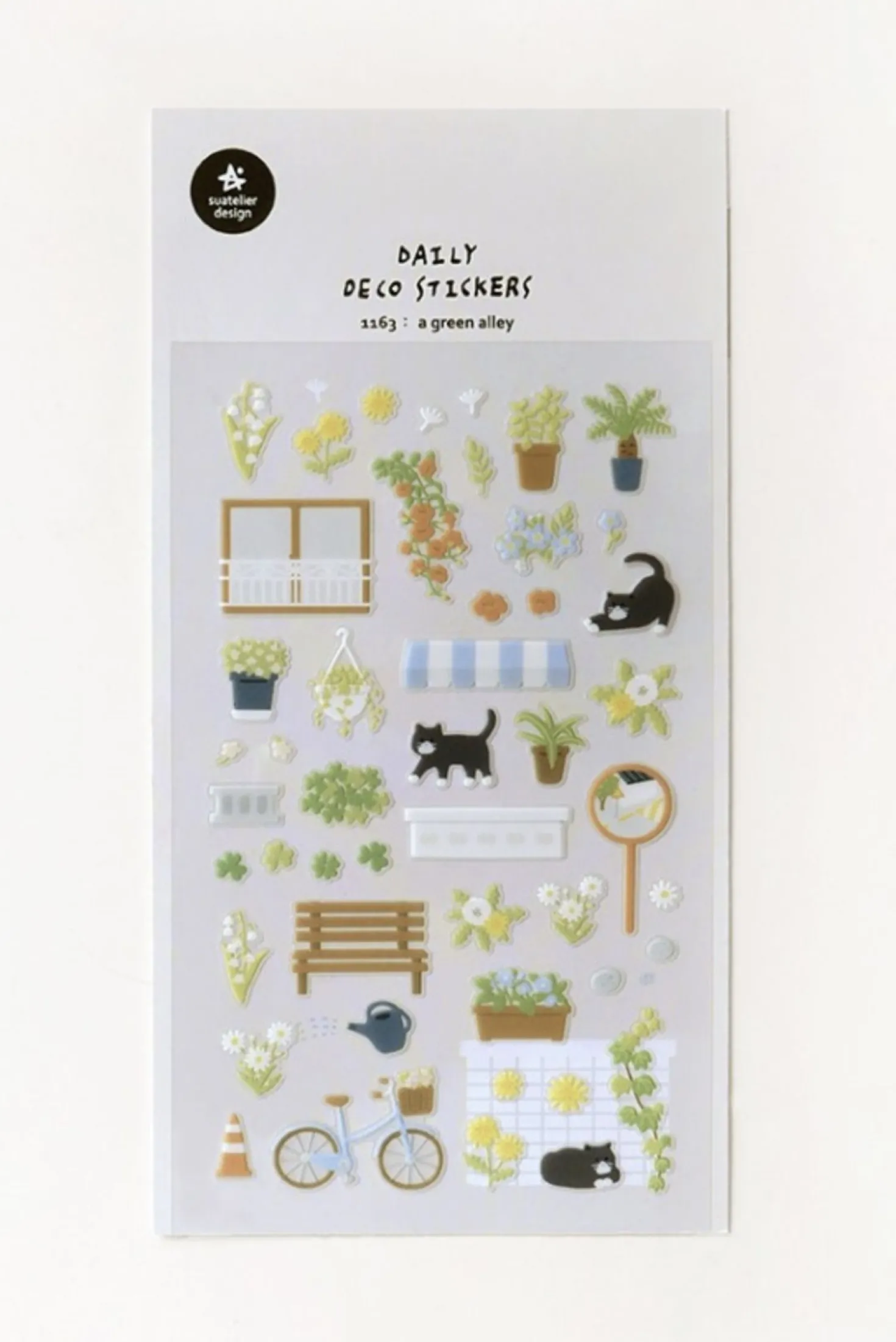 Green Alley Deco Sticker