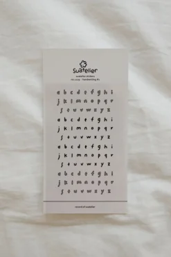 Handwriting #1 Alphabet Deco Sticker