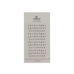 Handwriting #1 Alphabet Deco Sticker
