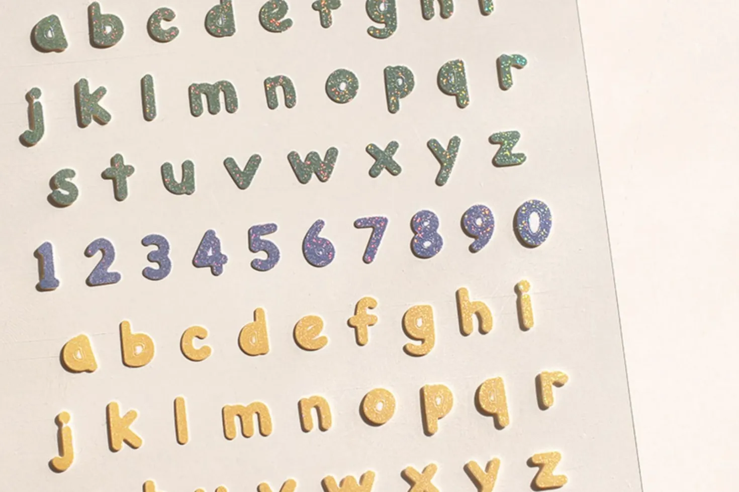 Handwriting #3 Alphabet Deco Sticker