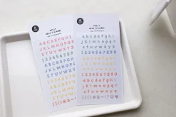 Handwriting #4 Alphabet Deco Sticker